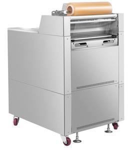 Envoltura de película elástica de mantenimiento fresco semiautomática Vertical de acero inoxidable supermercado centro comercial verduras frutas alimentos frescos pan huevos - Product Image 4