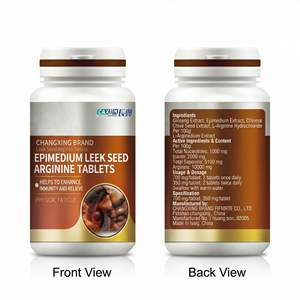 Gomitas con Extracto de L-Arginina, Ginseng y Epimedium (Icariin) para Energía, Resistencia, Sistema Inmunológico y Antifatiga para Adultos - Product Image 1