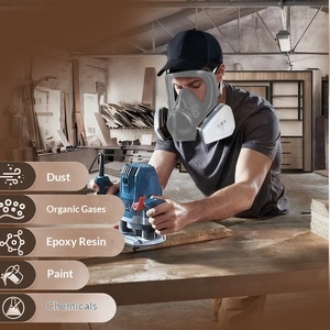 Masker Gas Full Face CF6800 <span class=keywords><strong>Respirator</strong></span> yang Dapat Digunakan Kembali dengan Filter yang Dapat Diganti untuk Perlindungan dari Semprotan Cat, Bahan Kimia, Pestisida, dan Debu - Product Image 6