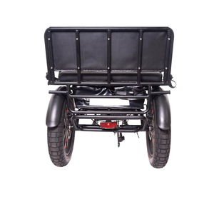 Precio barato de fábrica BAFANG motor Bosch bicicleta eléctrica de pasajeros triciclo velomóvil marco etrike suspensión con bolsa impermeable - Product Image 3