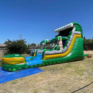 Tobogán Acuático Inflable Tropical Fiesta <span class=keywords><strong>Breeze</strong></span> para Niños y Adultos, Tobogán Inflable para Piscina al Aire Libre - Product Image 1