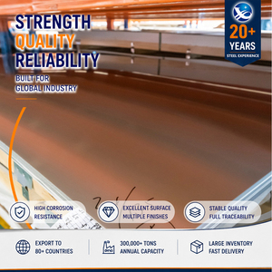ASTM Standard 301 304 <b>Pickled</b> 0.3mm x 1000mm 4'x10' Hot Rolled Stainless Steel Sheet for Petrochemical - Product Image 1