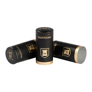 Capsules en aluminium de qualité alimentaire pour bouteilles de <span class=keywords><strong>vin</strong></span>, whisky, rhum et spiritueux, personnalisées en usine, thermorétractables - Product Image 1
