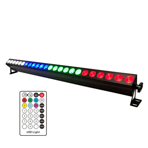 NUEVA batería inalámbrica 24leds 6W RGBWAUV 6in1 LED Bar Wall Washer Light 144W DMX512 Sistema de control Precio barato - Product Image 4