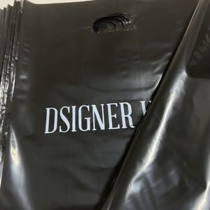 Benutzer definierte Logo bedruckte Kleidung Shopping Plastiktüten <span class=keywords><strong>ch</strong></span> Pack Taschen - Product Image 5