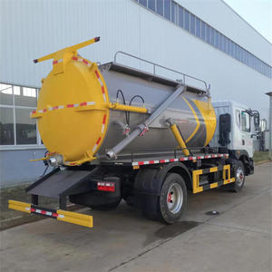 Melhor Dongfeng 12 CBM Diesel Esgoto Caminhão De Sucção Transmissão Manual EURO 5 Emissão 125KW Motor Vacuum Truck Esgoto Scavenger - Product Image 6