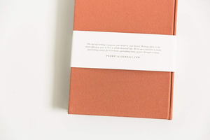 Dusty Rose linnen planner notitieboekje, platliggend, lijntjes, dagboek voor dagelijks schrijven, eenvoudig ontwerp, attent cadeau voor vrouwen en mannen - Product Image 3