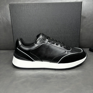 Fabrication de chaussures sur mesure de marques de luxe, chaussures en cuir pour hommes, baskets décontractées de luxe pour hommes, chaussures plates tendance - Product Image 2