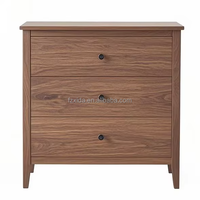 Armoire en bois moderne multifonctionnelle Grande capacité 3 tiroirs spacieux - Meubles gain de place pour la maison Appartement Villa