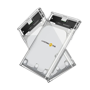 High Speed Transparent 2.5inch Hdd Case Usb2.0 3.0 3.1 Hard Disk <b>Enclosure</b> Adapter 2.5 SATA 2.5 SATA - Product Image 1