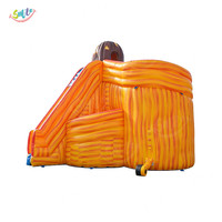 Toboggan aquatique gonflable avec échelle d'escalade pour location de parc aquatique, fête, événement extérieur