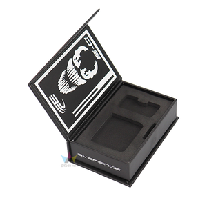 Customizable Large Magnetic Presentation Black Card Gift Box Birthday Gift Box Packaging