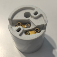 Douilles et supports de lampe en céramique E40 durables, style à vis, 250V, certifiés CE, AK-TECH, garantie 2 ans, 4A, utilisation intérieure