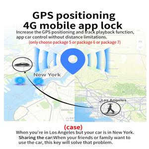 Système d'alarme de voiture personnalisé 2025 avec <span class=keywords><strong>clé</strong></span> numérique NFC <span class=keywords><strong>4G</strong></span>, contrôle par application (AISTART), Bluetooth, 4 boutons - Product Image 4