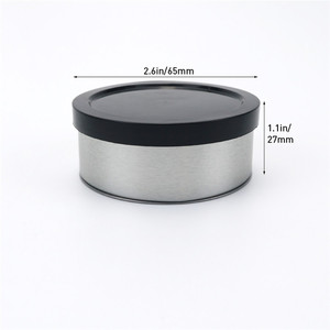 Boîte de conserve ronde en métal personnalisée avec couvercle pour le thé, les bonbons et les accessoires - Product Image 4