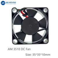 Ventilateur axial AM3510H5B 35x35x10mm, 3510, 5V 12V, ventilateur de refroidissement DC à roulement à manchon