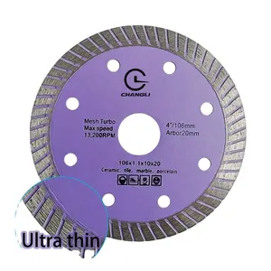 High quality ultra thin 106mm diamond saw blade cutting glass disc cutter for tile and ceramics