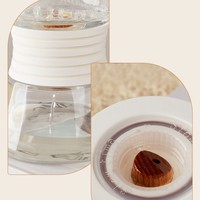 2023 nouvelle bouteille en verre en céramique sablier parfum diffuseur d'huile désodorisant décor à la maison diffuseur de roseau avec boîte noire