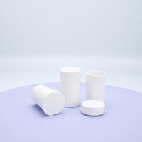 Tube de 25 ml pour comprimés effervescents de vitamine C avec bouchon à ressort, tube d'emballage en plastique PP pour bonbons avec déshydratant au charbon actif intégré
