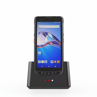 Terminal de Datos Industrial Portátil Android 10 4GB+16GB PDA con Escáner de Código de Barras 2D, Lector RFID, IP65, WiFi y Base de Carga (En Stock)