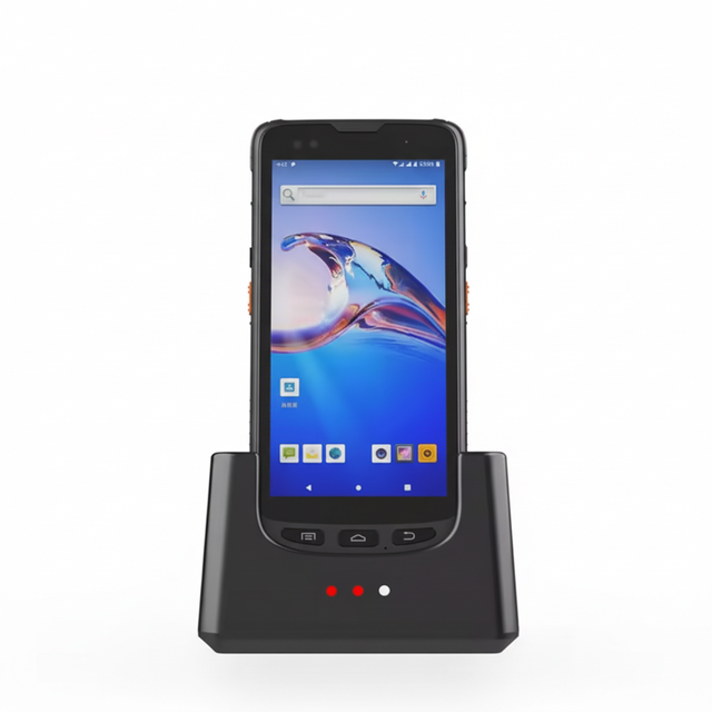 In Stock Handheld Industrial Android 10 4GB+16GB PDA Data Terminal 2D Barcode Scanner RFID Reader IP65 WiFi Charging Base