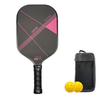 Set Raket Pickleball 100% Serat Karbon T700 untuk Latihan Luar Ruangan