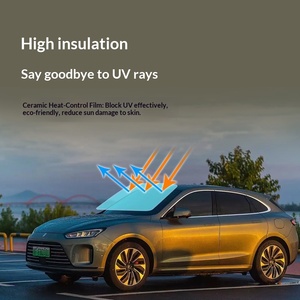 Film solaire haute isolation pour vitres de <span class=keywords><strong>voiture</strong></span>, couleur inaltérable, anti-explosion, anti-buée, protection UV, pare-brise avant, vitres latérales et arrière - Product Image 2
