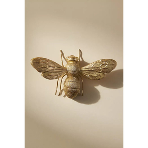 งานศิลปะติดผนังคุณภาพส่งออกระดับพรีเมียม รูปทรงผึ้ง ตกแต่งสีทอง งานแฮนด์เมด ดีไซน์ทันสมัย มีจำหน่ายแล้ว - Product Image 1