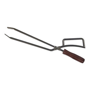 Pinzas de <span class=keywords><strong>leña</strong></span> con mango de madera para <span class=keywords><strong>barbacoa</strong></span>, chimenea de carbón, para exteriores, Camping y hogar - Product Image 4