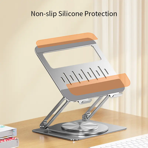 Soporte ergonómico ajustable para ordenador portátil, soporte para ordenador portátil, escritorio vertical, escritura estable, soporte giratorio para ordenador portátil <span class=keywords><strong>360</strong></span> para Mac, HP, Lenovo, Dell, <span class=keywords><strong>Samsung</strong></span> - Product Image 3