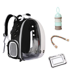 Toptan kuşlar malzemeleri diğer Pet aksesuarları taşınabilir seyahat evcil hayvan taşıyıcı şeffaf sırt çantası kuş papağan taşıyıcı sırt çantası - Product Image 2