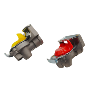 Repuestos de Alta Calidad para Camiones, Acoplamiento de Palma de Gran Calibre Rojo y Amarillo de 22*15 con Válvula para Remolque - Product Image 4