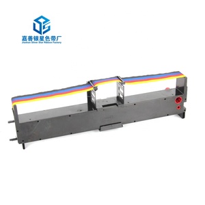 תואם דוט מטריקס מדפסת סרט מחסנית עבור Epson S015073 LX300 4C LQ800 צבע בד סרט S015077 C13S015073