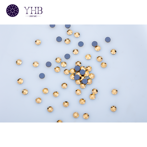 Diamante de imitación de cristal Bling Hotfix de alta calidad de piedra de cristal con reverso plano redondo suelto para camisas de transferencia - Product Image 4