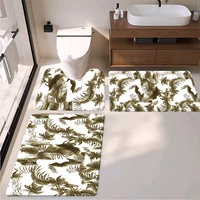 Tapis de salle de bain antidérapant, surface moelleuse et rembourrée, sûr, durable, résistant à l'eau, facile à nettoyer, protection pour le sol de la douche