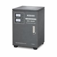 Régulateur de tension haute précision monophasé KESIDI SVC/TND AC 50/60Hz 15KVA, dispositif de correction de tension pour appareils électroménagers 220V