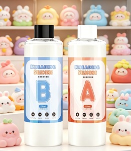 Kit de silicone liquide non toxique AB, silicone à durcissement rapide pour la fabrication de jouets souples et de créations artisanales - Product Image 6