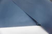 Tissu en polyester Oxford 300D/200D/150D, sergé à carreaux losanges, teint uni avec revêtement PU et traitement hydrofuge pour bagages/sacs/tentes