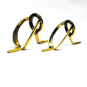 HB <span class=keywords><strong>Golden</strong></span> Acier Inoxydable Robuste et Écologique à Deux Pieds avec Anneau de Guidage Magnétique et Tige d'Ancre Enveloppée pour Lac et Rivière - Product Image 4