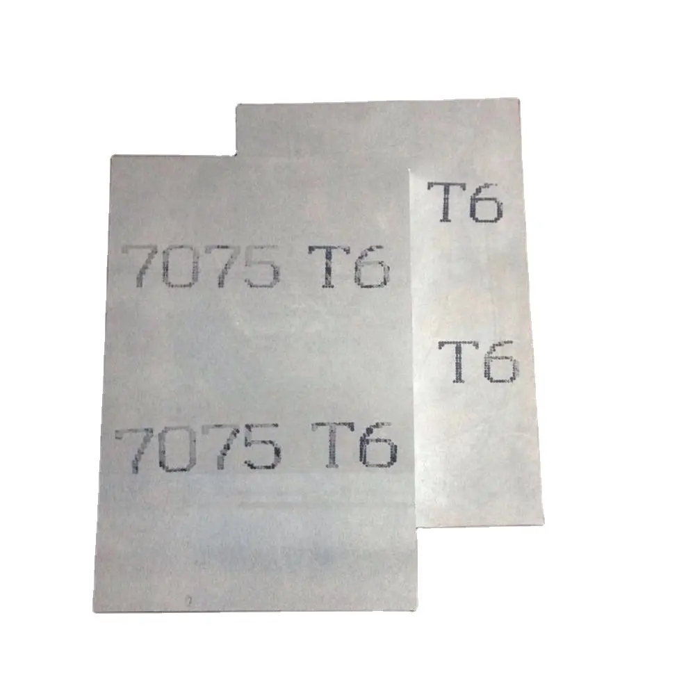 7075 T6 alüminyum levha 5mm alüminyum 7075 T6 T651 alüminyum alaşım 7000 serisi plakalar