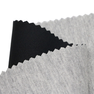 قماش قطني لون رمادي كاتيوني مخصص + نيوبرين SBR + ملابس سوداء قماش حرير ناعم - Product Image 3