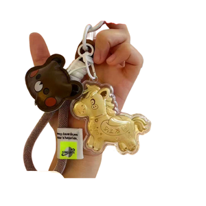 จี้ทอง, เงินทันที, โทรศัพท์มือถือ, เปลือกหอยรูปหัวใจ, พวงกุญแจแบบเดียวกัน ของขวัญ - Product Image 1