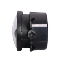 Remplacement de phare antibrouillard avant de voiture rond à LED de 4 pouces, 30W, phare antibrouillard rond de 4 pouces avec yeux d'ange, anneau halo complet pour Jeep Wrangler Jk