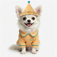 Jaypet Großhandel Gestreiftes Hunde-Pyjama-Set, Niedliche Welpen-Schlafbekleidung für Kleine Rassen, Dropshipping
