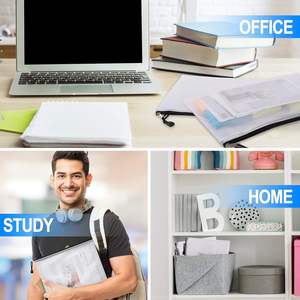 Bolsas de Malla con Cierre para Documentos A4/A5/A6, Impermeables, para Archivos, Material Escolar y de Oficina, Bolsas de Maquillaje y Cosméticos, Venta al Por Mayor - Product Image 2