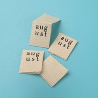 Étiquette personnalisée Fabricant Personnalisé Propre Marque Logo Sérigraphie Lettres Coton Ourlet Étiquettes pour Vêtements de Bébé