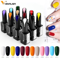 Venalisa — vernis à ongles UV LED pour Nail Art, Gel, manucure, laque, couleurs, Logo OEM, pointe française, 15ml, #