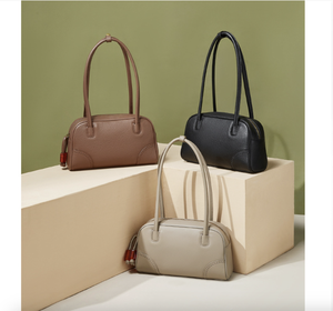 Sac à main AndoBag en cuir véritable, nouveau petit sac fourre-tout à bandoulière pour femmes et filles, sac à bandoulière pour les trajets quotidiens, sac à main pour usage quotidien - Product Image 2