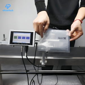 4POLETECH 4,3-Zoll-Produktionslinien-Tintenstrahldrucker Datumsdruckmaschine für Kleinunternehmen Digitaldruck Logo-Drucker - Product Image 3