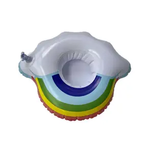 pvc inflatable pool drink cup holder with logo printing China factory